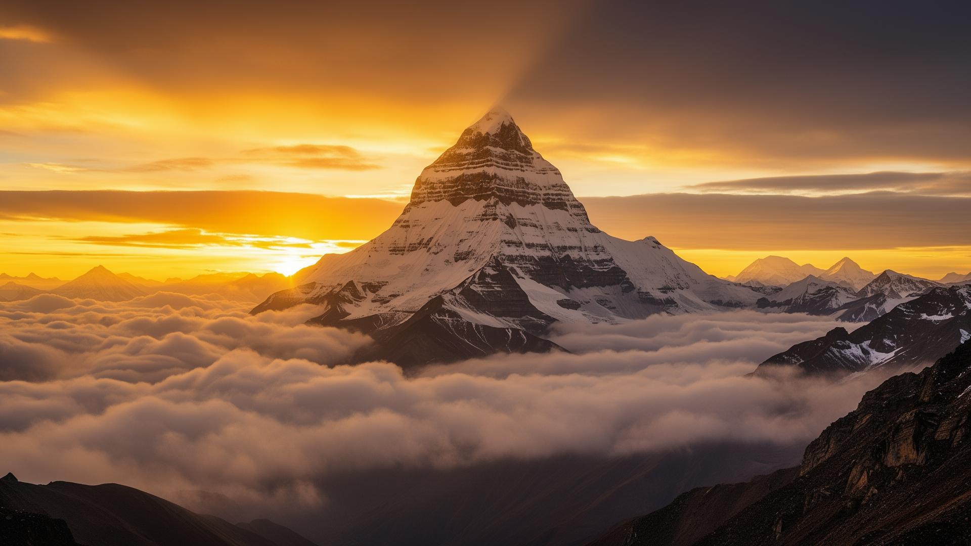 Mount Kailash at sunrise